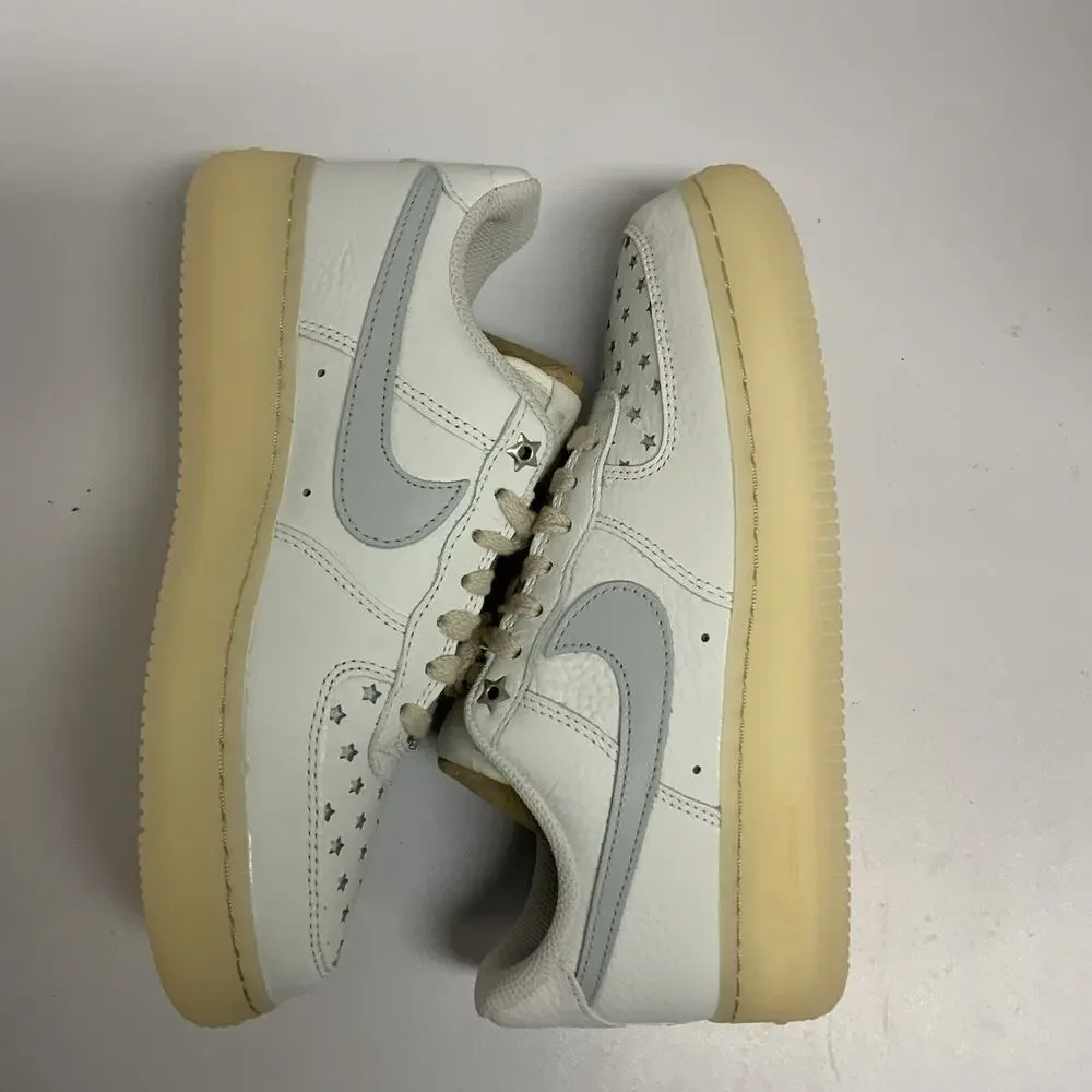 Nike Air Force 1 Low Starry Night FD0793 100 Size 6.5 Women White Cream Beige